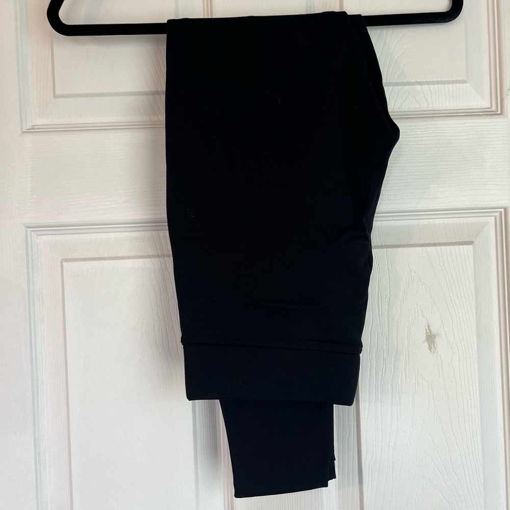 American Giant Ponte Legging Pant - Super Black Size 6 New